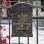 Metal Post Mounted Post Box