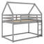 Lit superposé simple au dessus d'un lit simple pour enfants-119044487