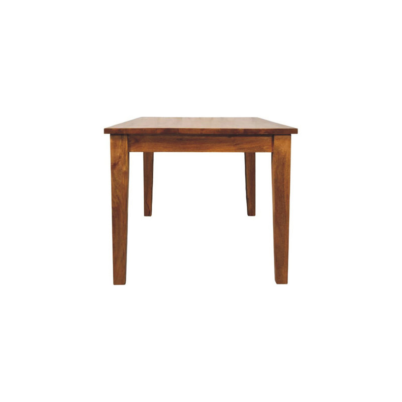 Solid Wood Classic Golden Teak Solid Wood Dining Table, 30" H x 71" W x 35" D