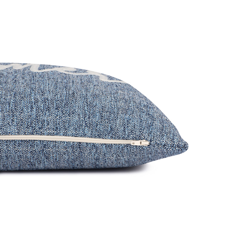 Blue Rectangular Cushion Cover