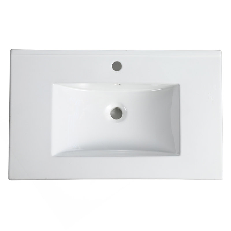 Dessus de meuble-lavabo en céramique 30 po