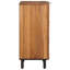 Solid Wood Rectangle Accent Cabinet-2106495381