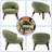 Debbera 25.98'' Upholstered Velvet Accent Chairs-1657631992