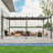 Outdoor Aluminum Retractable Pergola with Canopy-90611743-90611747