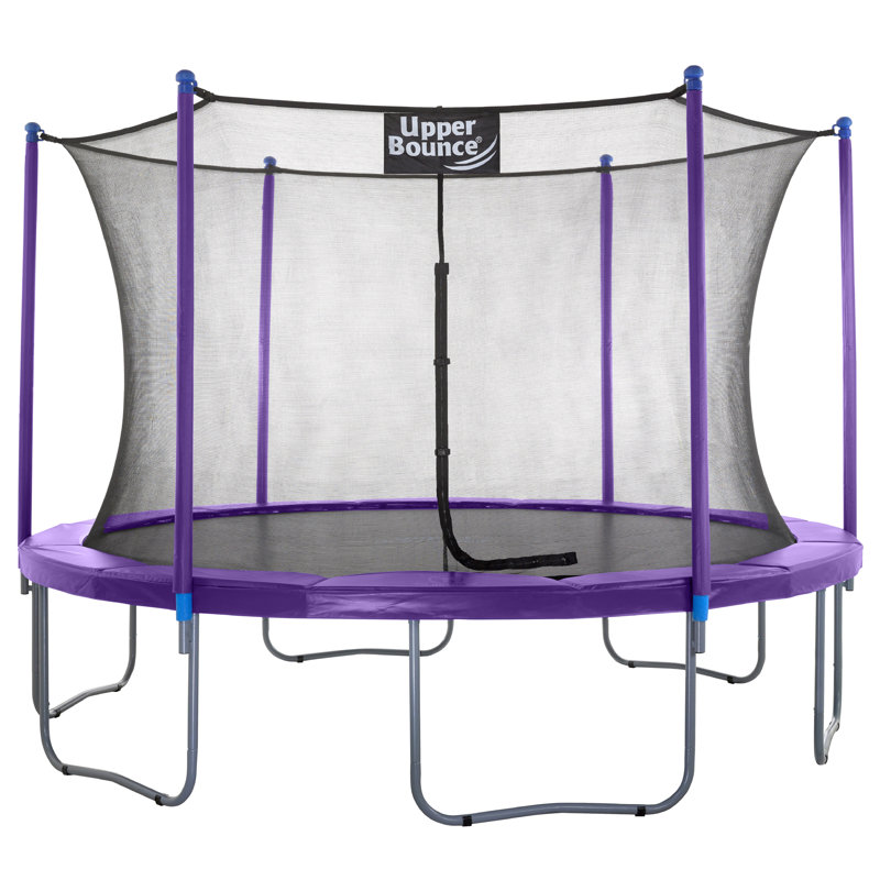 Ensemble de trampoline rond 12 pi avec système de sécurité Plexalife - Trampoline de cour arrière - Trampoline d'extérieur pour enfants - adultes