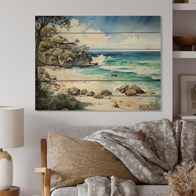 «Tesha Cancun Beach Resort I», reproduction sur bois