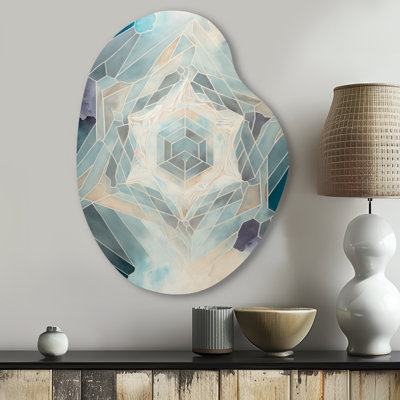 Maelys - Modern Geometric Pear Shape Assymterical Metal Wall Art