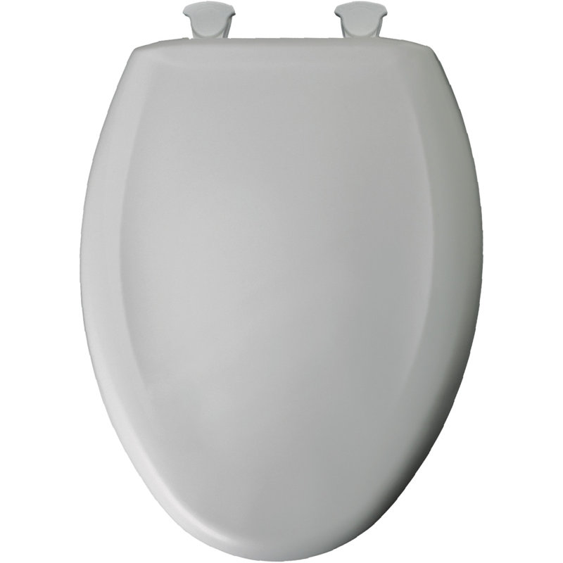 Siège de toilette allongé en plastique Lift-Off, Blanc grue