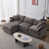 Coal Gray Chenille