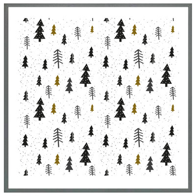 Essendon Winter Graphic - Single Picture Frame Print