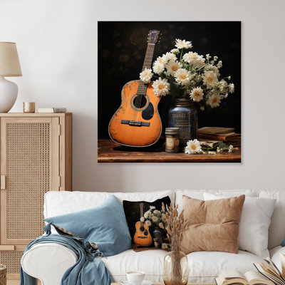 Country Music Melodies 1 - Music Metal Wall Art