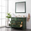 Meuble-lavabo simple en bois massif et manufacturé avec plateau en marbre Goleta-1459319664