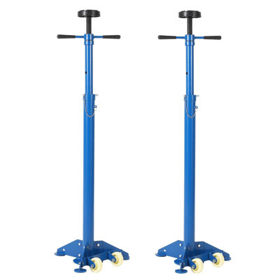 2 Pack Underhoist Support Stand – 3/4 Ton Jack Stand, Under Hoist Stand for Vehicle Lifting & Support, 1,655 Lbs Capacity, Lifting from 38.4 to 75.4 Inches