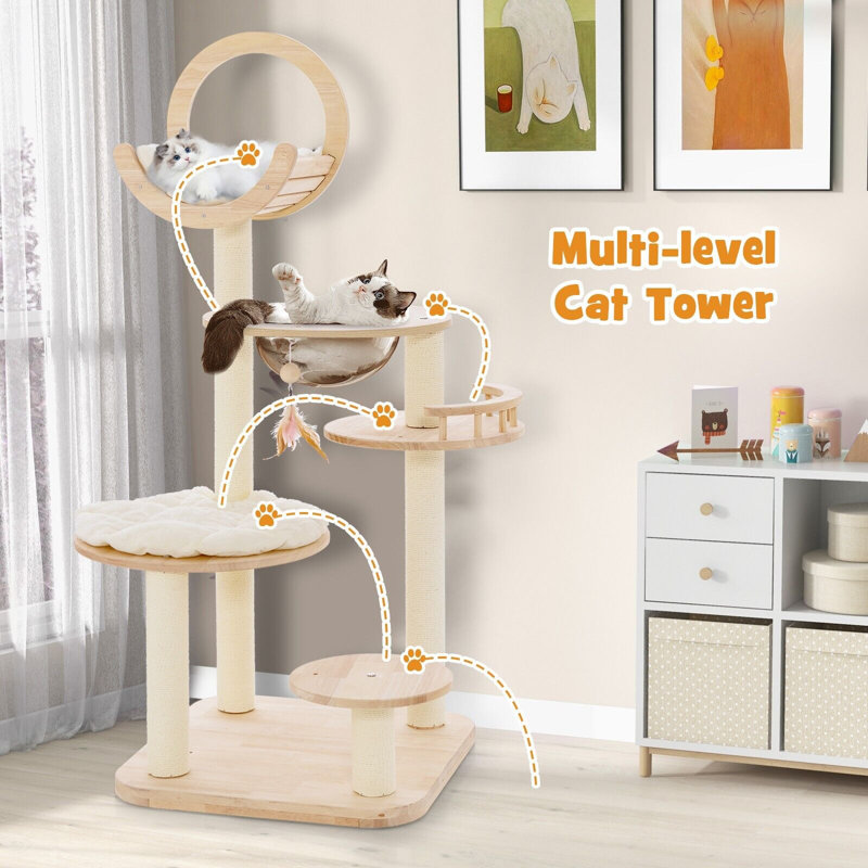 Girona 57.38cm H Cat Tree