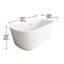 Cavidan 59'' x 30'' Freestanding Soaking Bathtub-1735649157