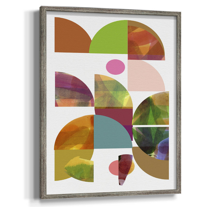 «Dorset Shapes II», reproduction encadrée - bois massif, H 11 po x l 9 po