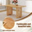 Wooden Dining Table, Rectangular Table For Dining Room