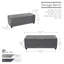 Fabric Upholstered Storage Bench-915886701