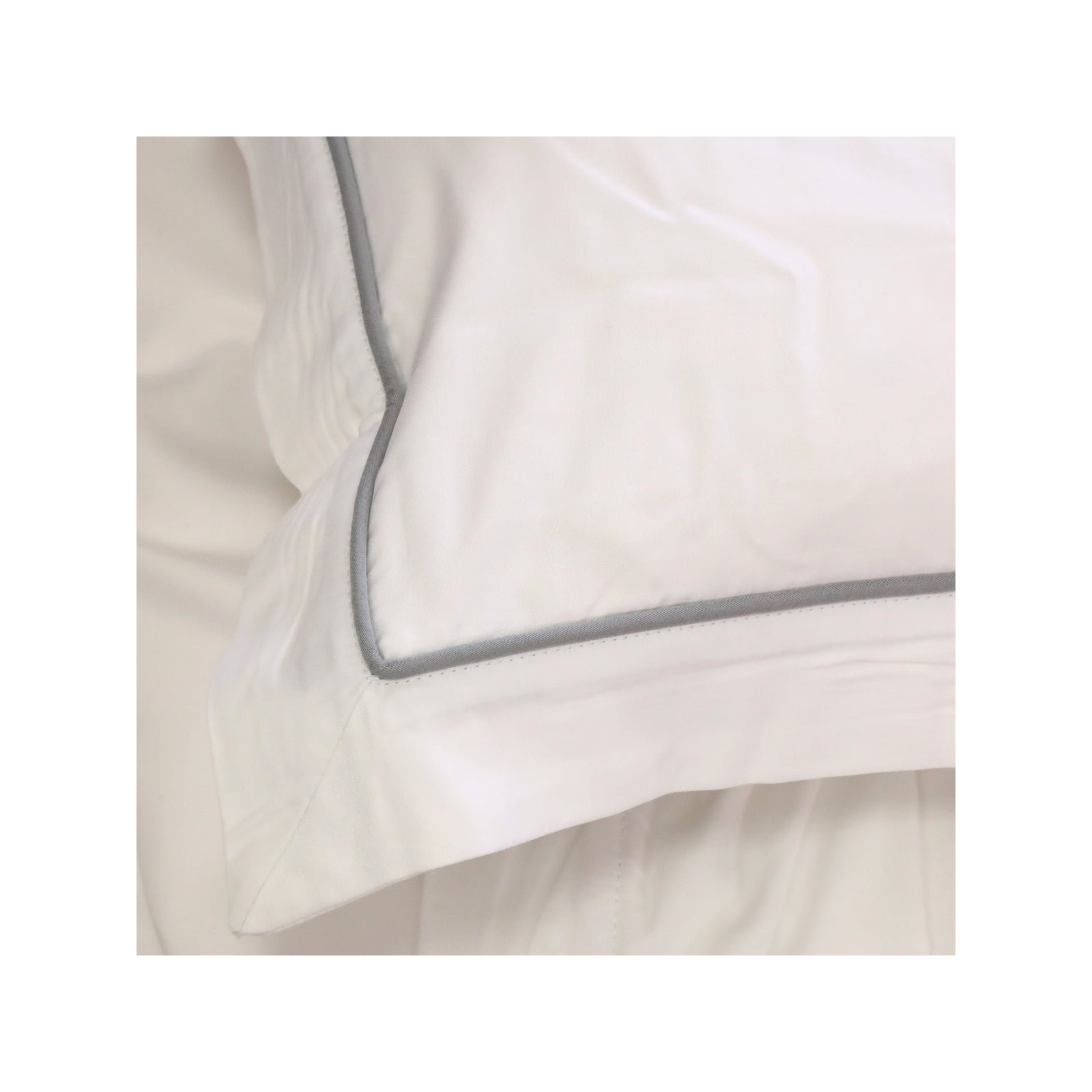 Sheena Rayon Duvet Cover Set, King Duvet Cover + 2 King Shams, White/Ocean