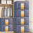 Clothes Storage Bins Boxes with Metal Frame - (Extra Large-105L)-1292190700