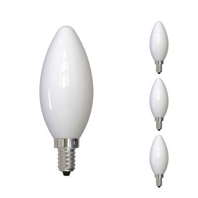 Équivalent, ampoule DEL B11 à intensité variable, culot E12 / candélabre