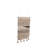 Boho Canvas Wall Hanging with Woven Cotton and Polyester Canvas Accents on Wooden Rod for Textured Layered Look