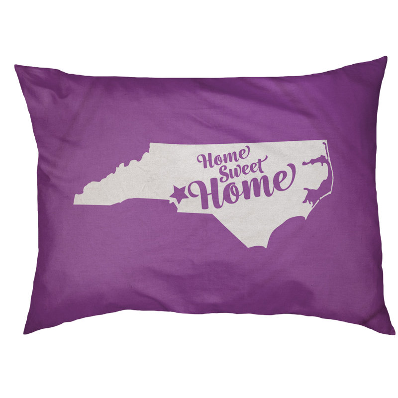 Coussin d'extérieur pour chien Home Sweet, Petit (l 28 po x P 18 po x H 6 po), Violet, Charlotte