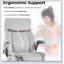 Fauteuil de bureau pivotant en velours