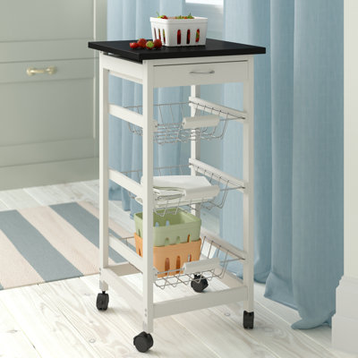 37 cm W Kitchen Cart with Top