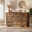 Rustic 7 Drawer Dresser-2019309327