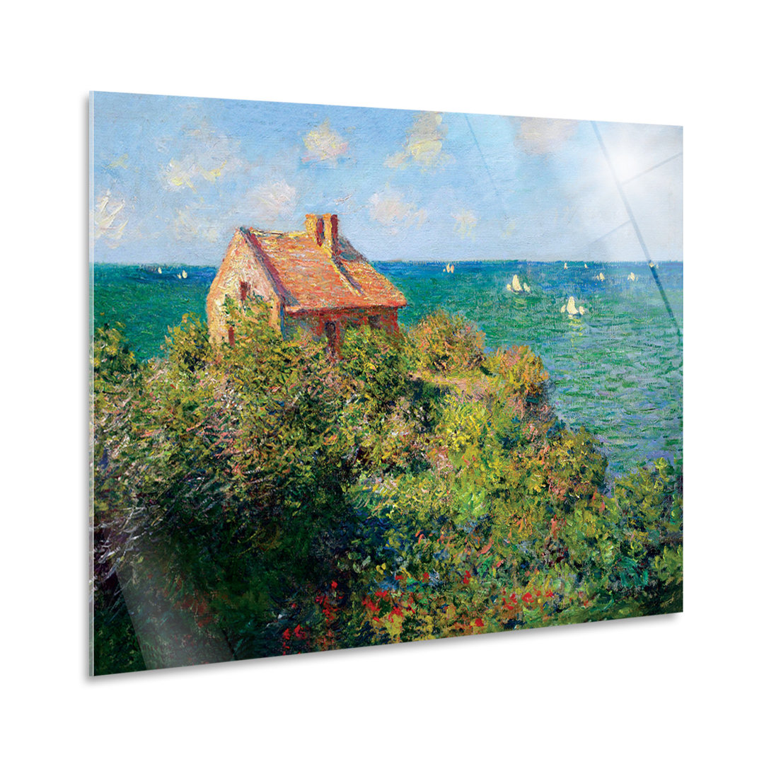 Wandbild Landhaus am Meer von Claude Monet