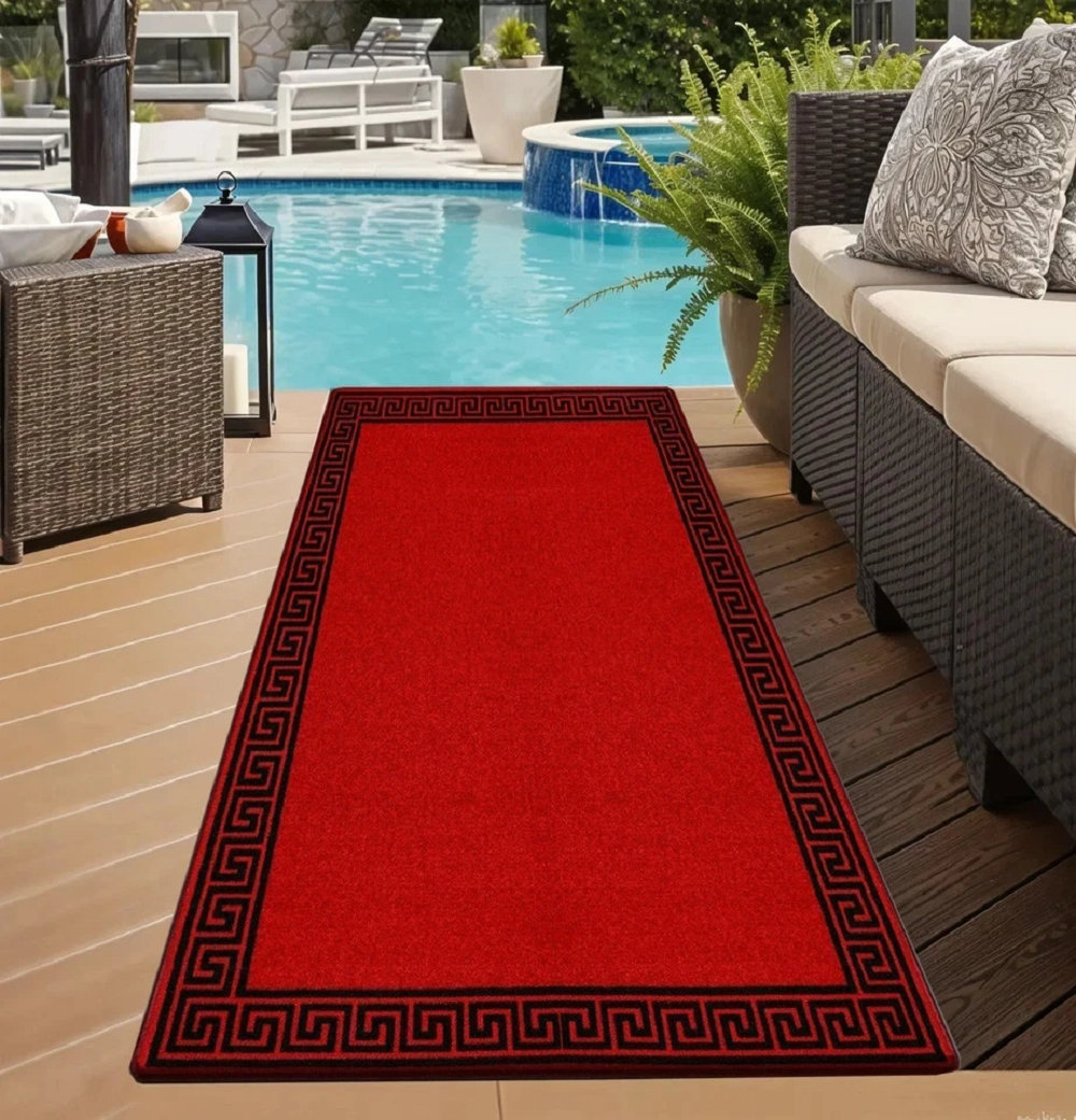 Greeky 66X120 Red Black