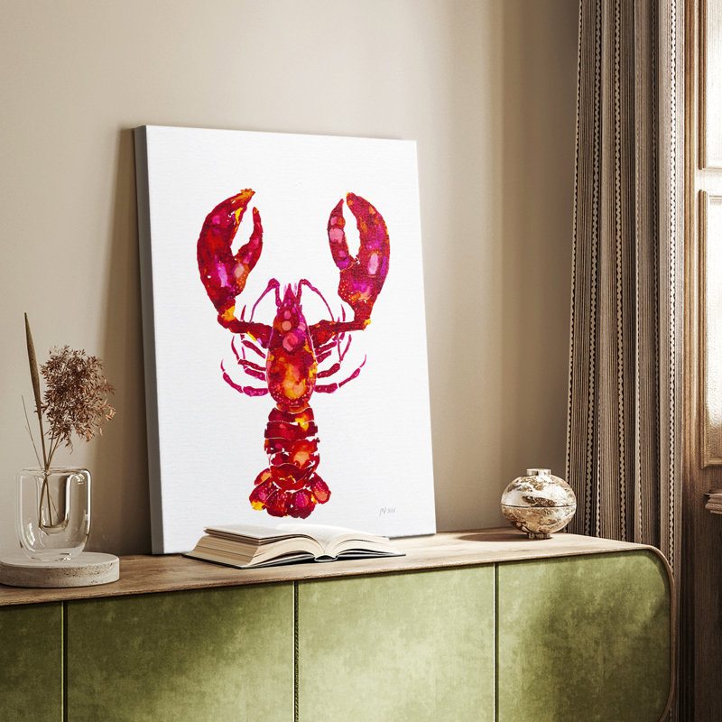 Homard - Cavas enveloppés de galerie, H 48 po x l 32 po