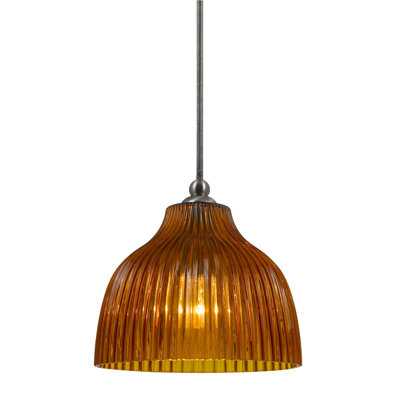 Duarte 1 - Light Brushed Steel Single Pendant