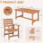 5-Piece HDPE Outdoor Dining Set-1766159191-1766159188