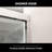 Shower Door 48" W X 76"H Semi-Frameless Bypass Sliding Shower Enclosure, Chrome