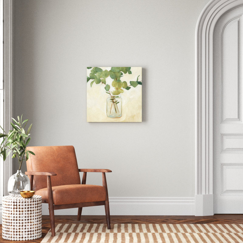 « greens still life ii », peinture, H 24 po x l 24 po x P 1,5 po, Toile tendue