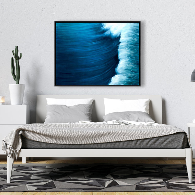 Wave Print On Canvas