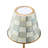Sterling Check LED Rechargeable Cafe Table Lamp