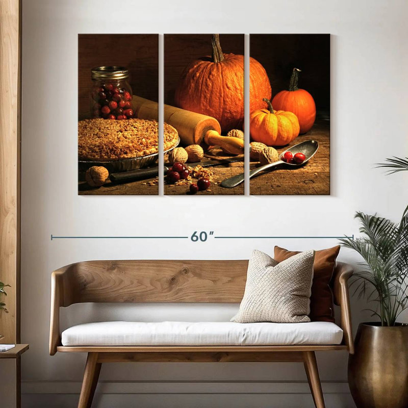 Yarlin Pumpkin Pie, 32" H x 50" W