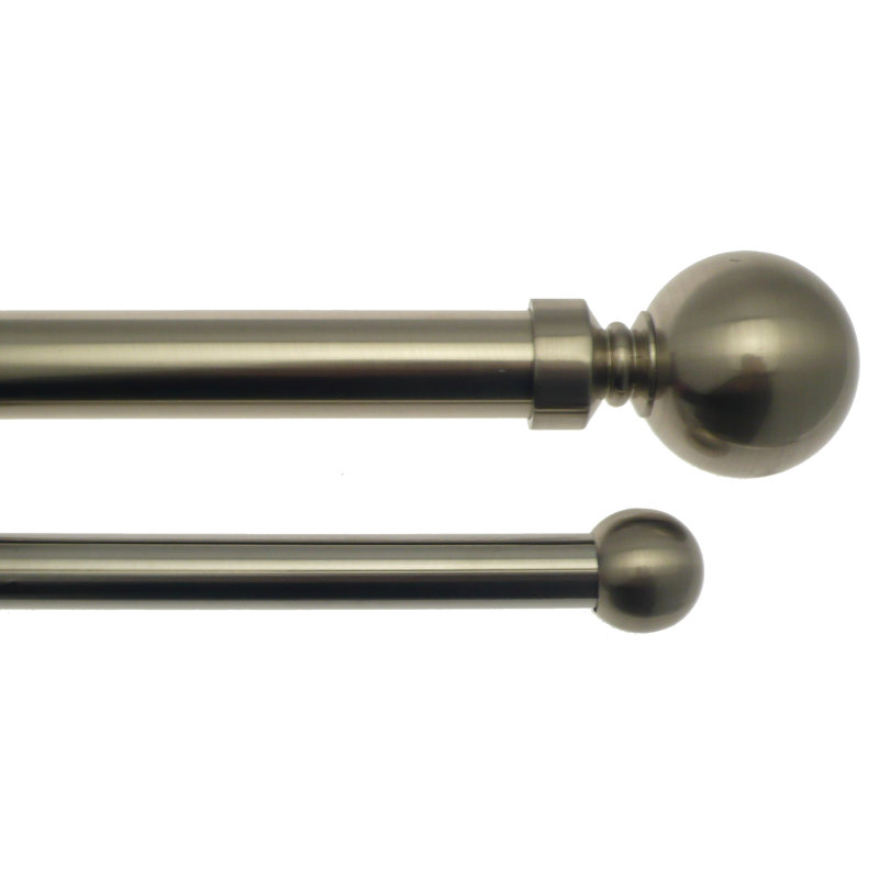 Nico 10cm Double Curtain Pole, Antique Bronze