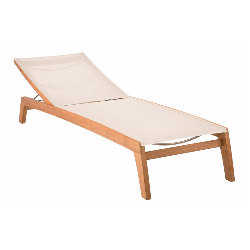 Horizon Outdoor Lounge Chair, Pearl