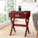 Grable Transitional Wooden 1-Drawer Rectangular End Table with Metal Corners