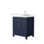 Beckett 30" Freestanding Single Bathroom Vanity with Quartz Top-1891304450-1891304451-1891304453