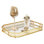 Plateau rectangulaire rétro en métal octogonal (miroir)