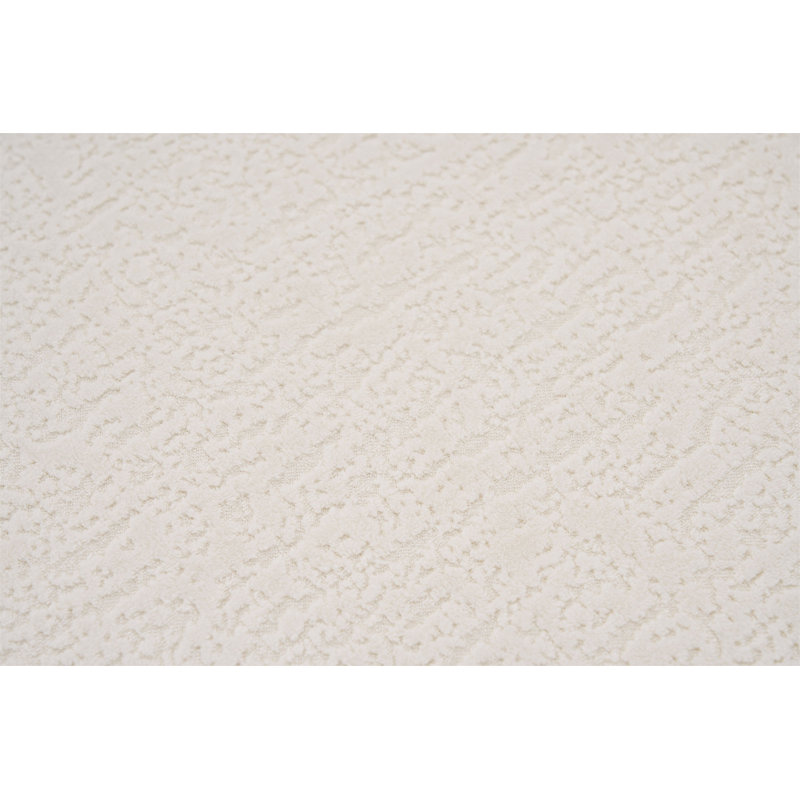 Chaise longue courbée avec coussin, Blanc laiteux