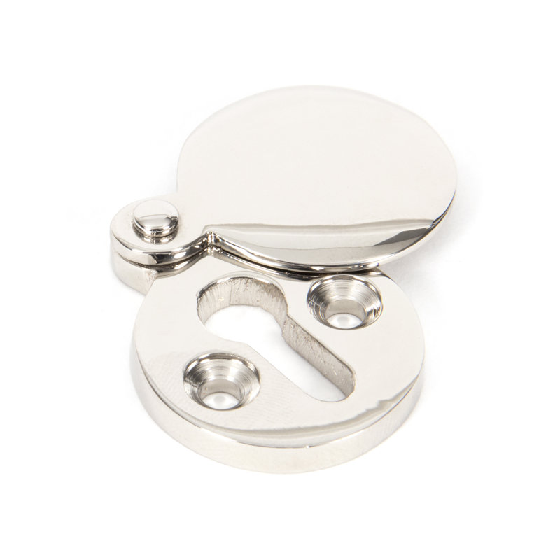 Escutcheon Satin Chrome, Polished Nickel