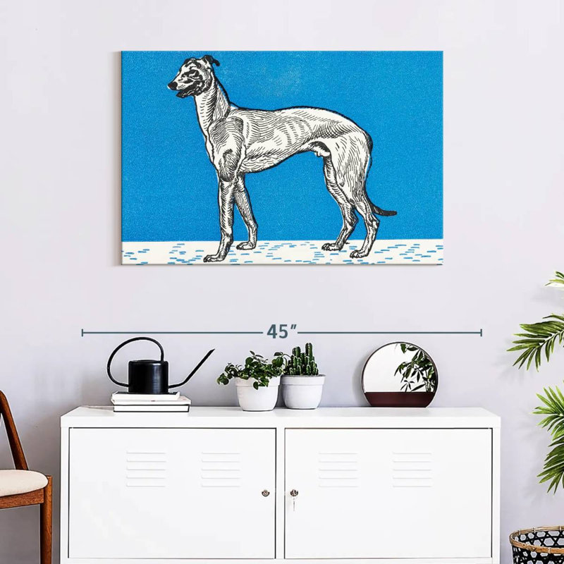 Brampt Greyhound III, 24" H x 36" W