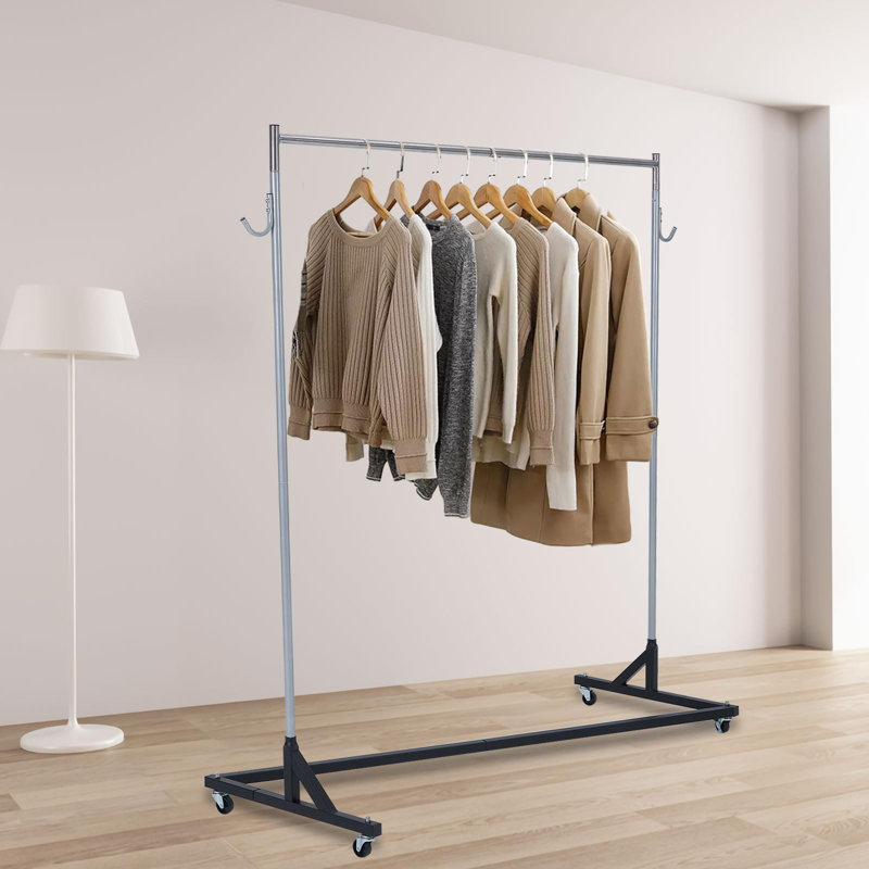 Storage Rack, 168cm H x 160cm W x 61cm D, Stainless Steel/Black