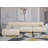 Velvet L-Shaped Sectional Reversible